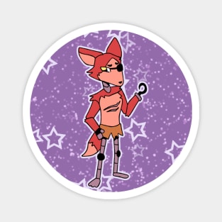 FNaF Chibi Foxy Cove Pattern Magnet